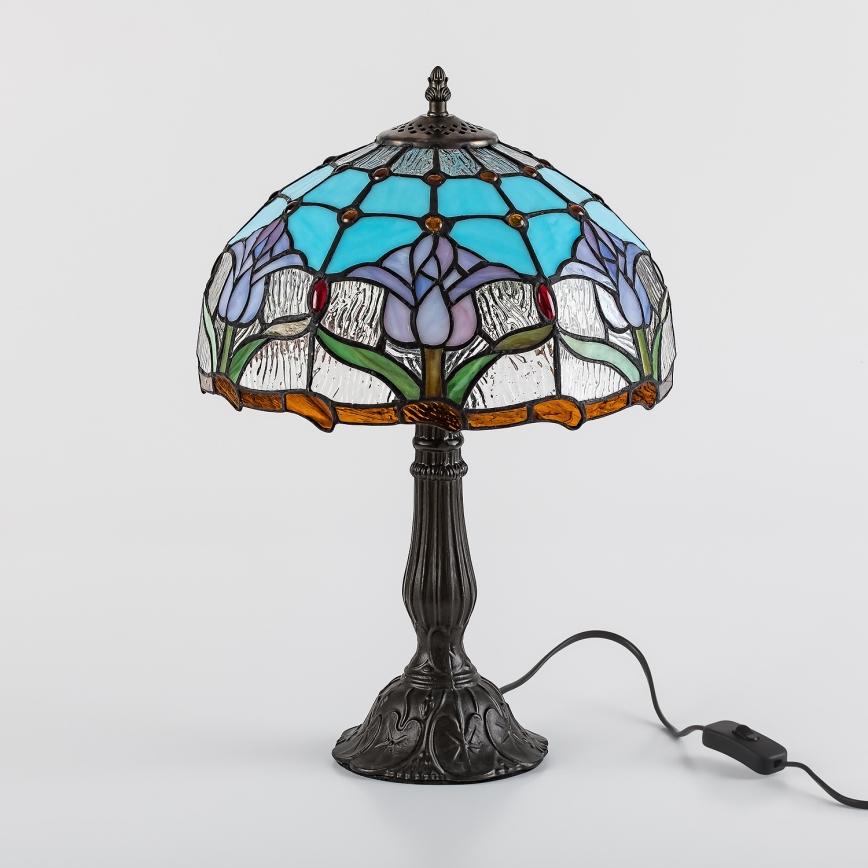 Brilagi - Επιτραπέζια λάμπα Tiffany από βιτρώ LORAS 1xE27/40W/230V