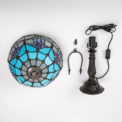 Brilagi - Επιτραπέζια λάμπα Tiffany από βιτρώ LORAS 1xE27/40W/230V