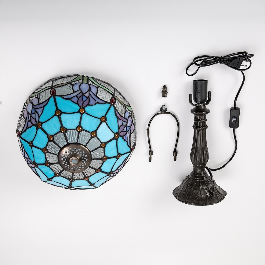 Brilagi - Επιτραπέζια λάμπα Tiffany από βιτρώ LORAS 1xE27/40W/230V