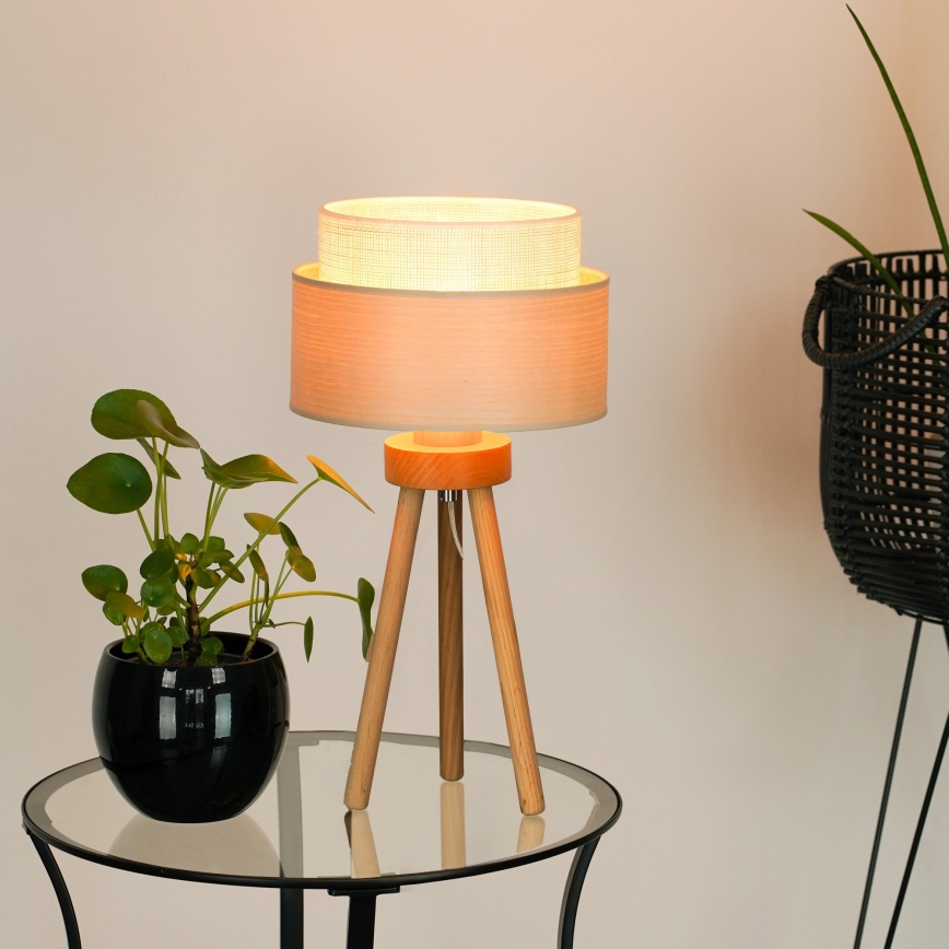 Brilagi - Επιτραπέζιο φωτιστικό ARIZONA BOHO 1xE27/15W/230V μπεζ