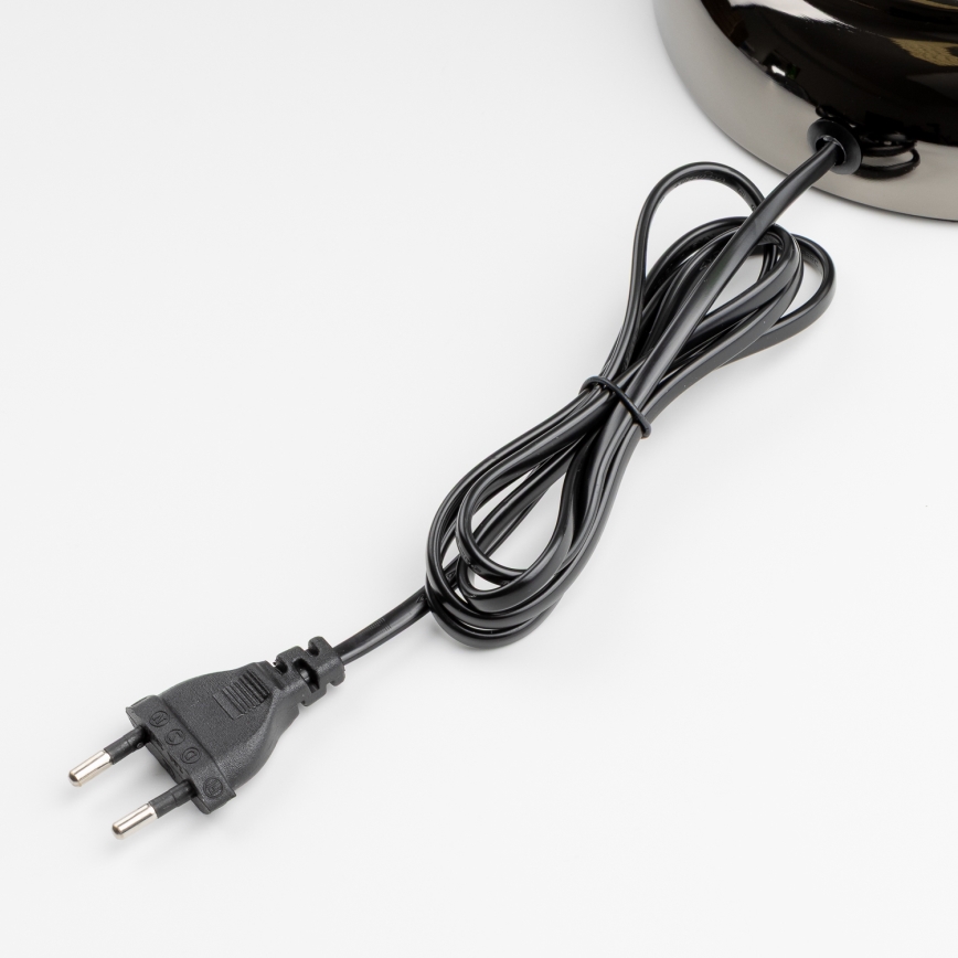 Brilagi - Επιτραπέζιο φωτιστικό BANK OFFICE 1xE27/60W/230V μαύρο/ασημί/πράσινο