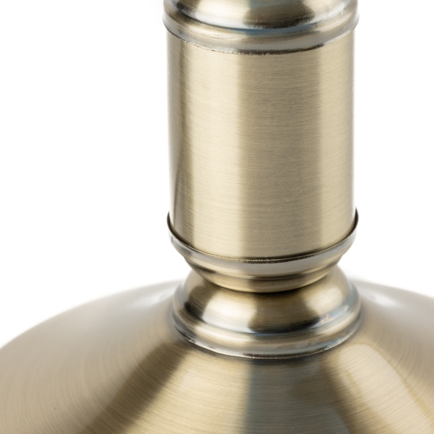 Brilagi - Επιτραπέζιο φωτιστικό BANK OFFICE 1xE27/60W/230V ορείχαλκος/λευκό