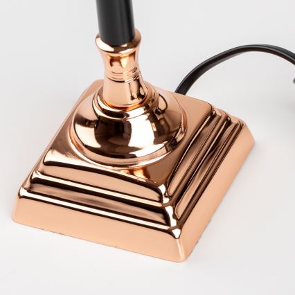 BRILAGI - Επιτραπέζιο φωτιστικό CERIA 1xE14/40W/230V Ø 20,5cm μαύρο/χάλκινο/γκρι
