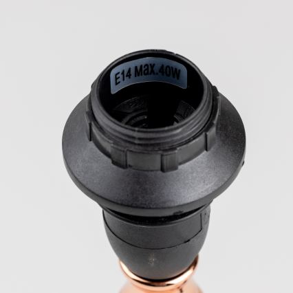 Brilagi - Επιτραπέζιο φωτιστικό CERIA 1xE14/40W/230V μαύρο/χάλκινο/λευκό