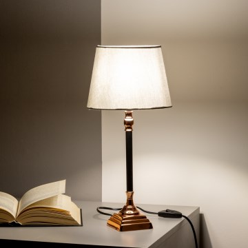 Brilagi - Επιτραπέζιο φωτιστικό CERIA 1xE14/40W/230V μαύρο/χάλκινο/γκρι