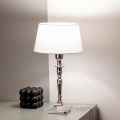BRILAGI - Επιτραπέζιο φωτιστικό CERIA 1xE27/60W/230V Ø 25 cm ασημί/λευκό