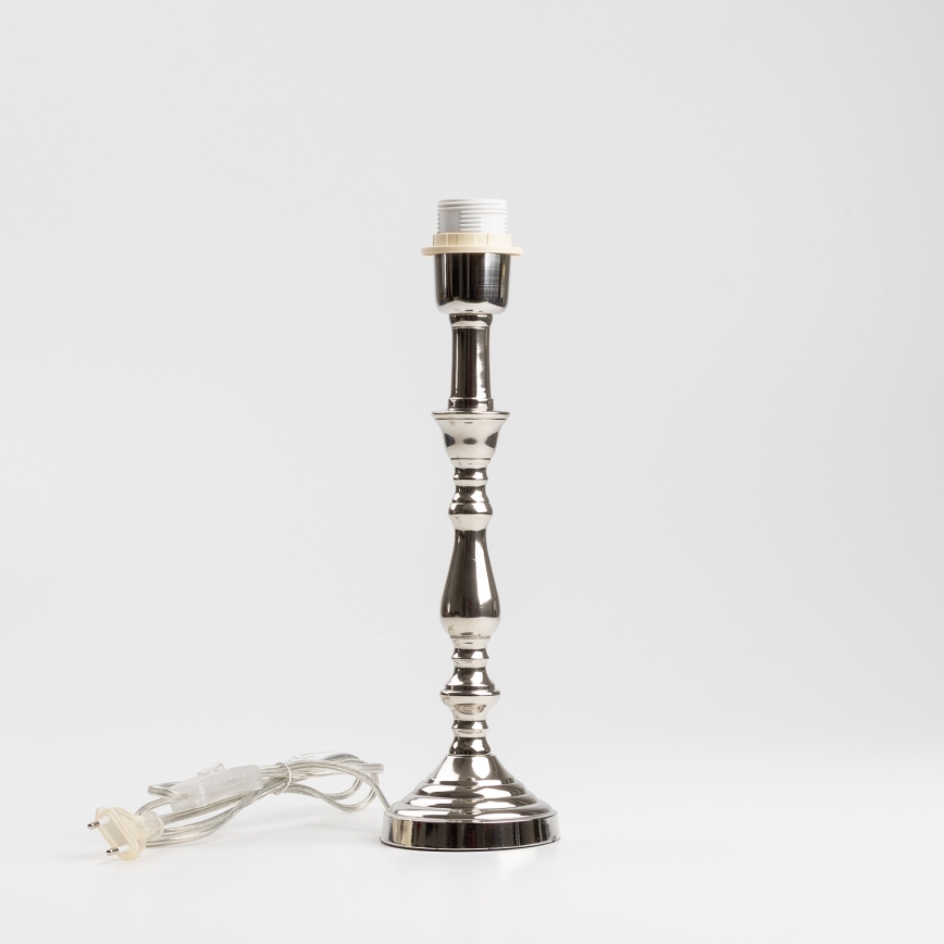 Brilagi - Επιτραπέζιο φωτιστικό CERIA 1xE27/60W/230V Ø 25 cm γυαλιστερό χρώμιο/πράσινο