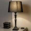 Brilagi - Επιτραπέζιο φωτιστικό CERIA 1xE27/60W/230V Ø 30 cm καφέ/μαύρο