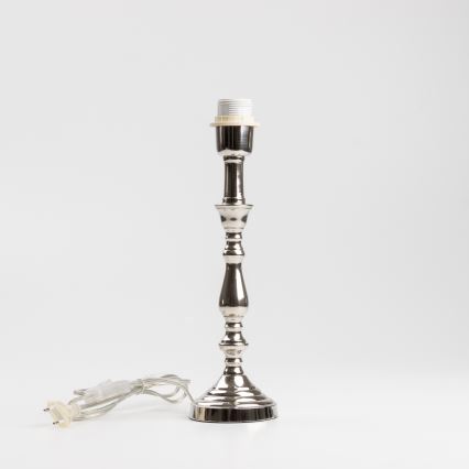 Brilagi - Επιτραπέζιο φωτιστικό CERIA 1xE27/60W/230V Ø 30 εκ. γυαλιστερό χρώμιο/μαύρο