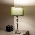 BRILAGI - Επιτραπέζιο φωτιστικό CERIA 1xE27/60W/230V διάμ. 25 cm ασημί/πράσινο