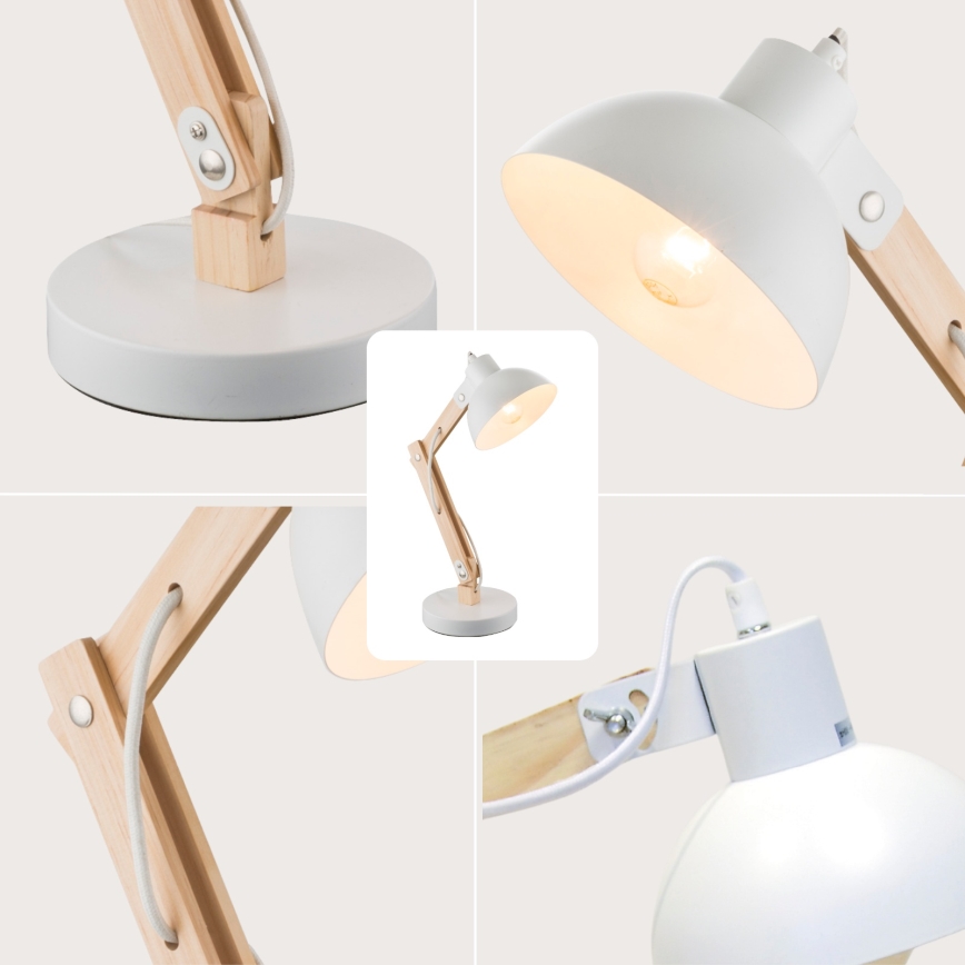 Brilagi - Επιτραπέζιο φωτιστικό FOCUS 1xE27/40W/230V λευκό