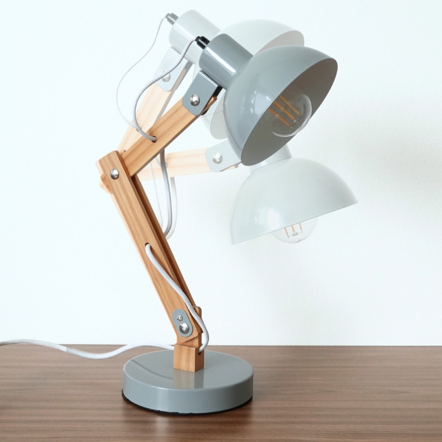 Brilagi - Επιτραπέζιο φωτιστικό FOCUS 1xE27/40W/230V γκρι