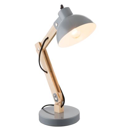 Brilagi - Επιτραπέζιο φωτιστικό FOCUS 1xE27/40W/230V γκρι