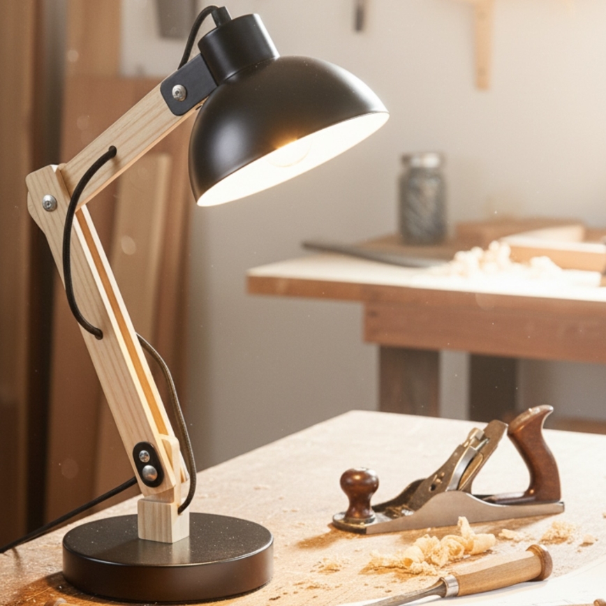 Brilagi - Επιτραπέζιο φωτιστικό FOCUS 1xE27/40W/230V μαύρο