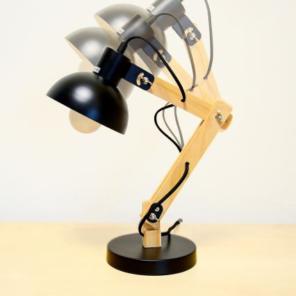 Brilagi - Επιτραπέζιο φωτιστικό FOCUS 1xE27/40W/230V μαύρο