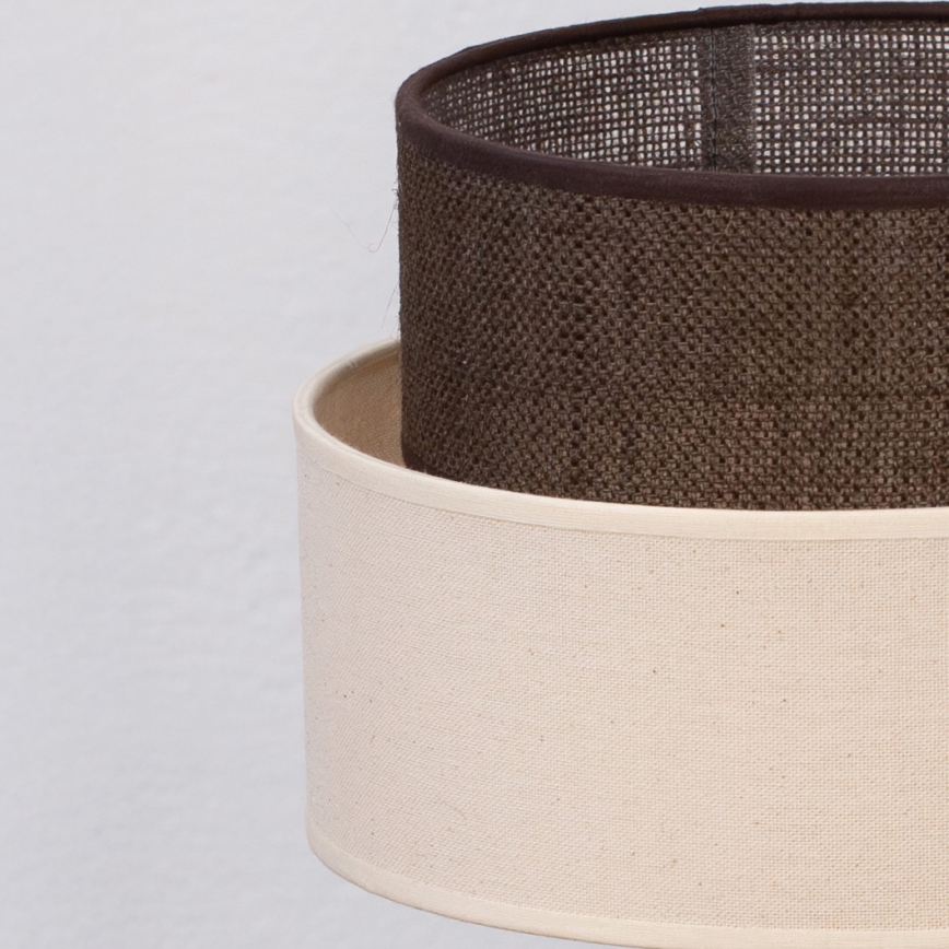 Brilagi - Επιτραπέζιο φωτιστικό LED BOHO STYLE 1xE27/15W/230V κρεμ/καφέ