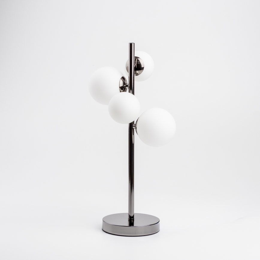 Brilagi - Επιτραπέζιο φωτιστικό LED MILLA 4xG9/3W/230V γυαλιστερό χρώμιο/λευκό