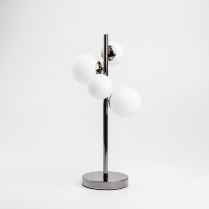 Brilagi - Επιτραπέζιο φωτιστικό LED MILLA 4xG9/3W/230V μαύρο χρώμιο/λευκό