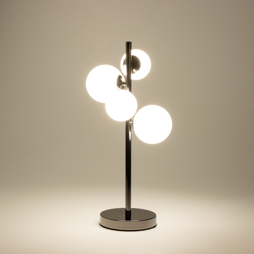 Brilagi - Επιτραπέζιο φωτιστικό LED MILLA 4xG9/3W/230V μαύρο χρώμιο/λευκό