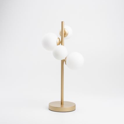 Brilagi - Επιτραπέζιο φωτιστικό LED MILLA 4xG9/3W/230V χρυσό/λευκό