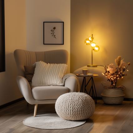 Brilagi - Επιτραπέζιο φωτιστικό LED MILLA 4xG9/3W/230V χρυσό