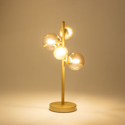 Brilagi - Επιτραπέζιο φωτιστικό LED MILLA 4xG9/3W/230V χρυσό