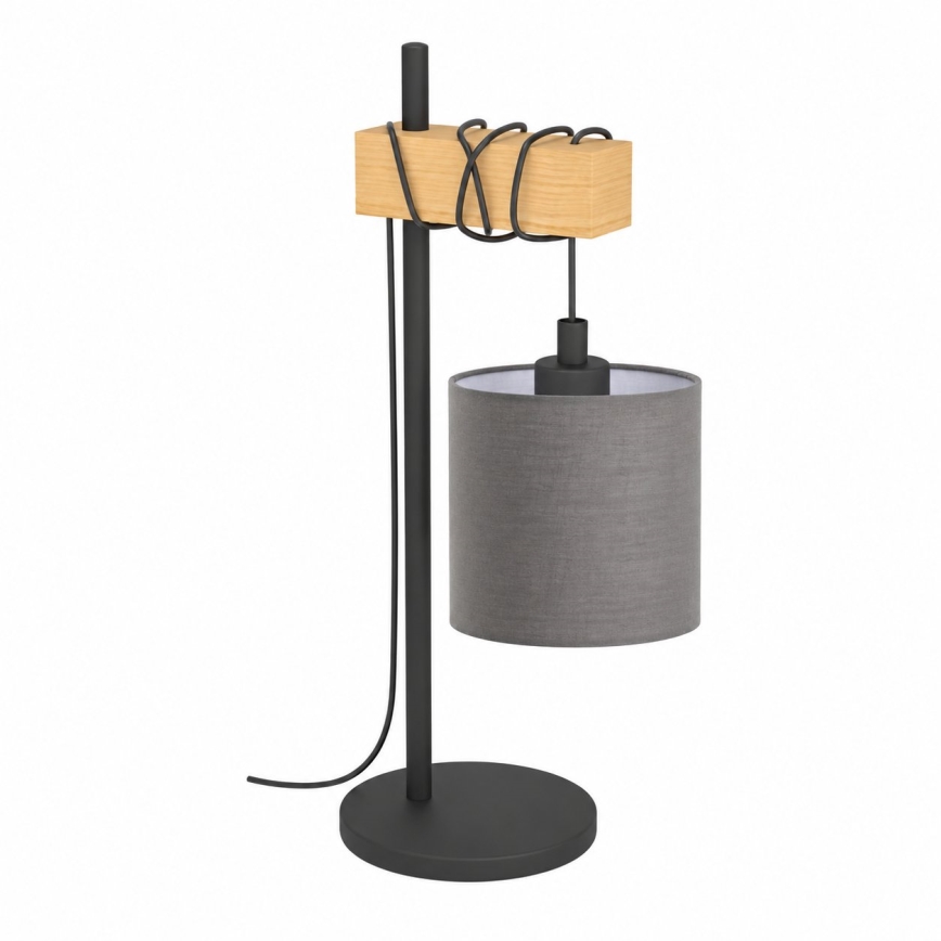 BRILAGI - Επιτραπέζιο φωτιστικό NUBILA 1xE27/40W/230V καφέ/μαύρο/ανθρακί