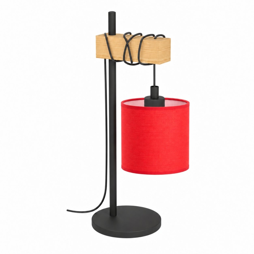 BRILAGI - Επιτραπέζιο φωτιστικό NUBILA 1xE27/40W/230V καφέ/μαύρο/κόκκινο