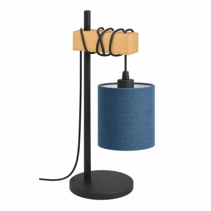 BRILAGI - Επιτραπέζιο φωτιστικό NUBILA 1xE27/40W/230V καφέ/μαύρο/σκούρο μπλε