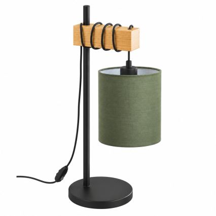 BRILAGI - Επιτραπέζιο φωτιστικό NUBILA 1xE27/40W/230V καφέ/μαύρο/πράσινο