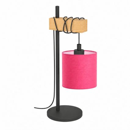 BRILAGI - Επιτραπέζιο φωτιστικό NUBILA 1xE27/40W/230V καφέ/μαύρο/ροζ