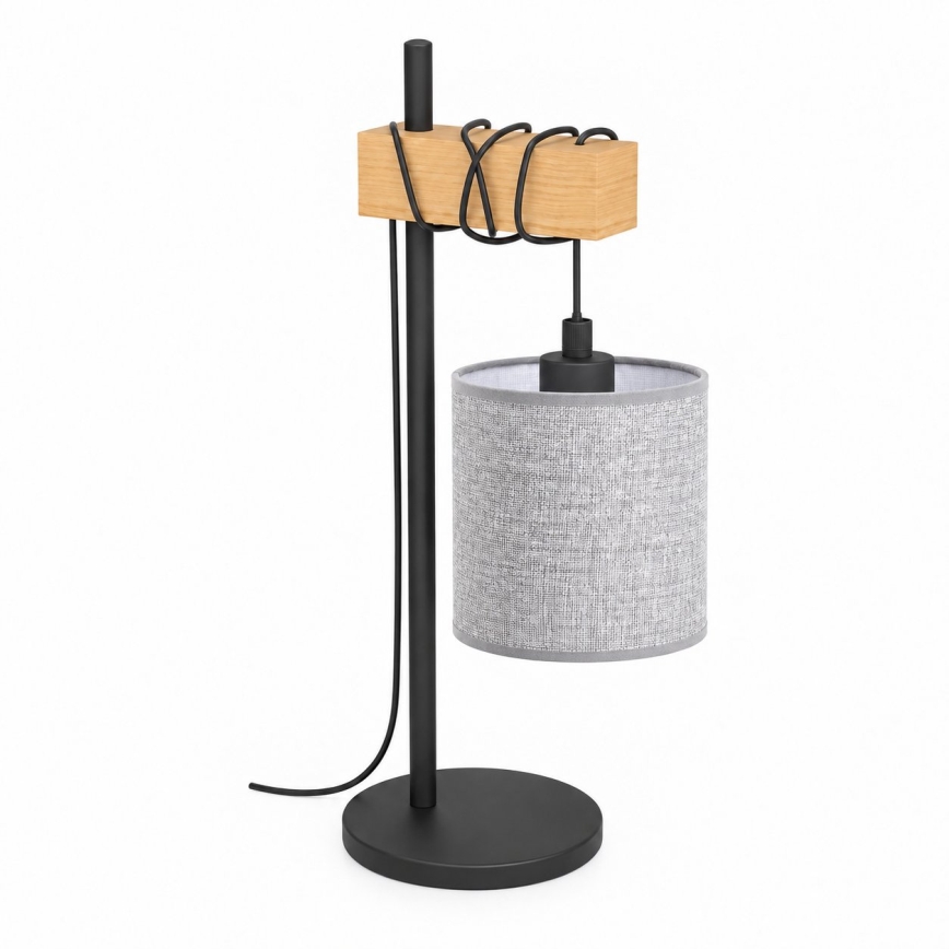 BRILAGI - Επιτραπέζιο φωτιστικό NUBILA 1xE27/40W/230V καφέ/μαύρο/γκρι