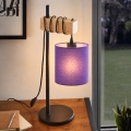 BRILAGI - Επιτραπέζιο φωτιστικό NUBILA 1xE27/40W/230V καφέ/μαύρο/μωβ
