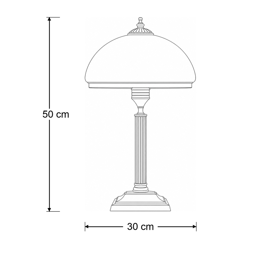 Brilagi - Επιτραπέζιο φωτιστικό TAURUS 2xE14/11W/230V μπρονζέ
