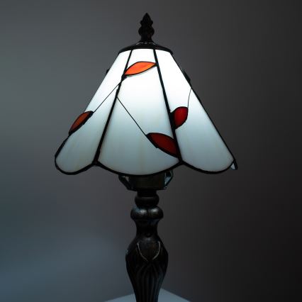 Brilagi - Επιτραπέζιο φωτιστικό Tiffany από βιτρώ FOLIA 1xE27/60W/230V
