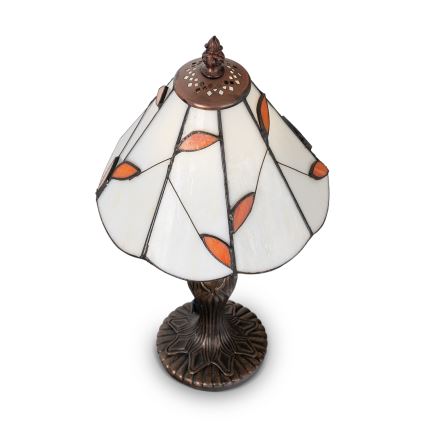 Brilagi - Επιτραπέζιο φωτιστικό Tiffany από βιτρώ FOLIA 1xE27/60W/230V