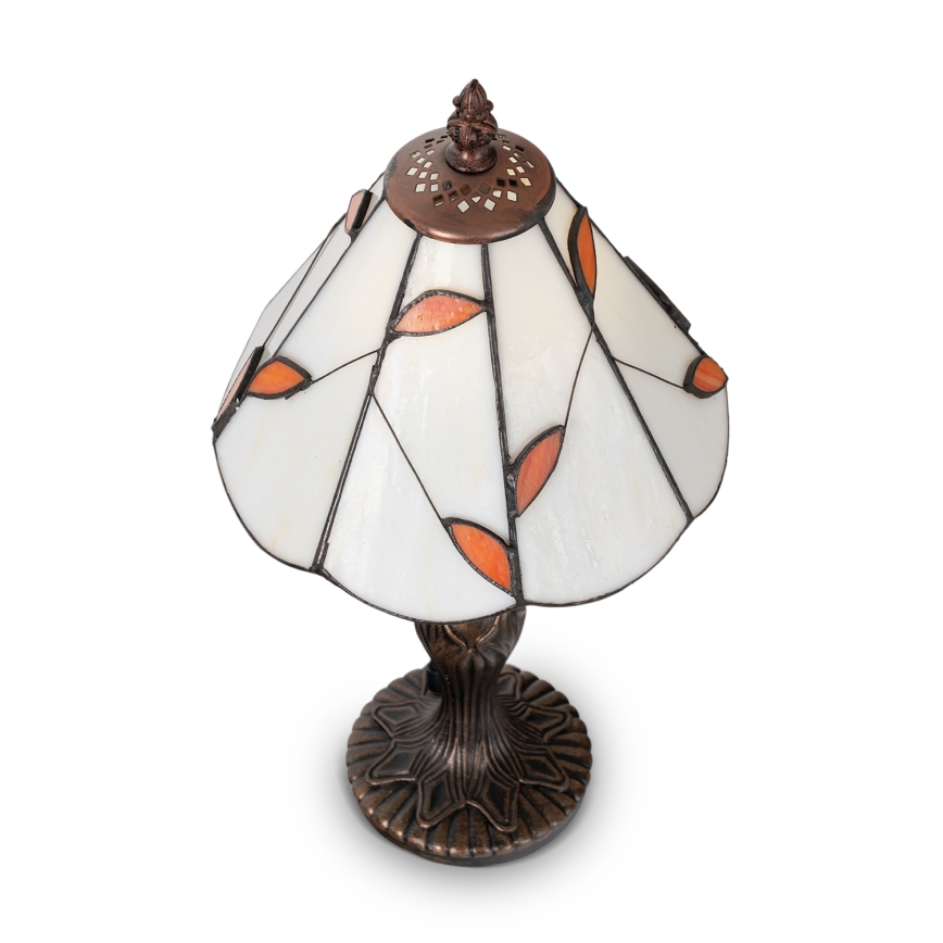 Brilagi - Επιτραπέζιο φωτιστικό Tiffany από βιτρώ FOLIA 1xE27/60W/230V