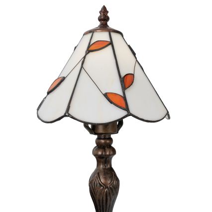 Brilagi - Επιτραπέζιο φωτιστικό Tiffany από βιτρώ FOLIA 1xE27/60W/230V