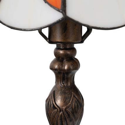 Brilagi - Επιτραπέζιο φωτιστικό Tiffany από βιτρώ FOLIA 1xE27/60W/230V