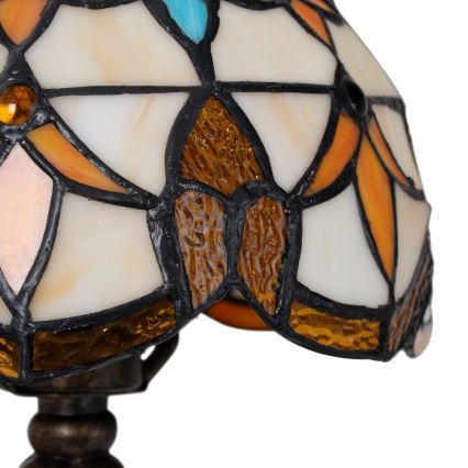Brilagi - Επιτραπέζιο φωτιστικό Tiffany από βιτρό MIRABELLA 1xE27/60W/230V