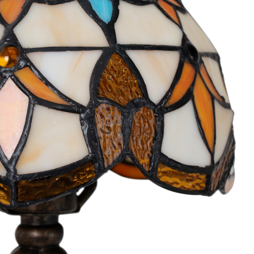 Brilagi - Επιτραπέζιο φωτιστικό Tiffany από βιτρό MIRABELLA 1xE27/60W/230V