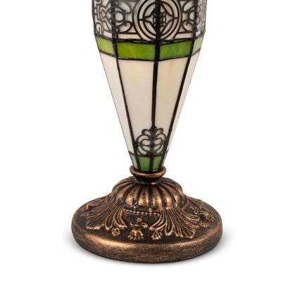 Brilagi - Επιτραπέζιο φωτιστικό Tiffany JUNGLE με βιτρώ 1xE27/60W/230V + 1xE14/40W