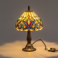 BRILAGI - Επιτραπέζιο φωτιστικό Tiffany LUISA με βιτρώ 1xE14/40W/230V