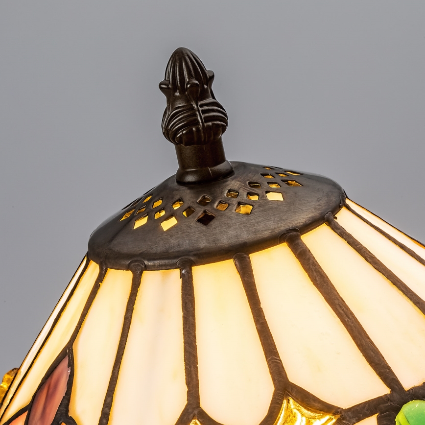 Brilagi - Επιτραπέζιο φωτιστικό Tiffany LUISA με βιτρώ 1xE14/40W/230V