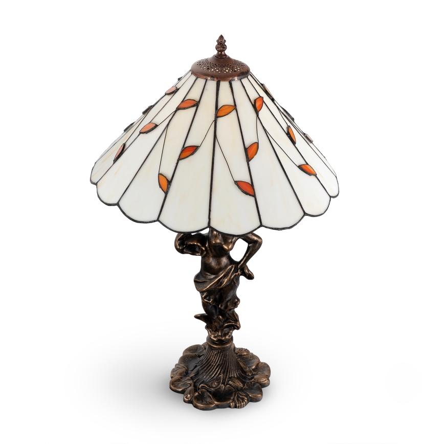 Brilagi - Επιτραπέζιο φωτιστικό Tiffany βιτρώ FOLIA 1xE27/60W/230V
