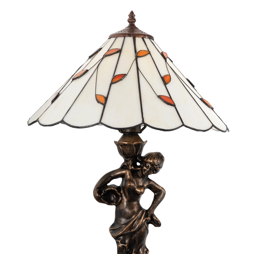 Brilagi - Επιτραπέζιο φωτιστικό Tiffany βιτρώ FOLIA 1xE27/60W/230V