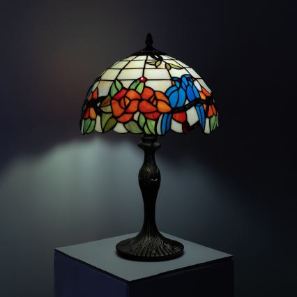 Brilagi - Επιτραπέζιο φωτιστικό Tiffany βιτρώ JUNGLE 1xE27/60W/230V