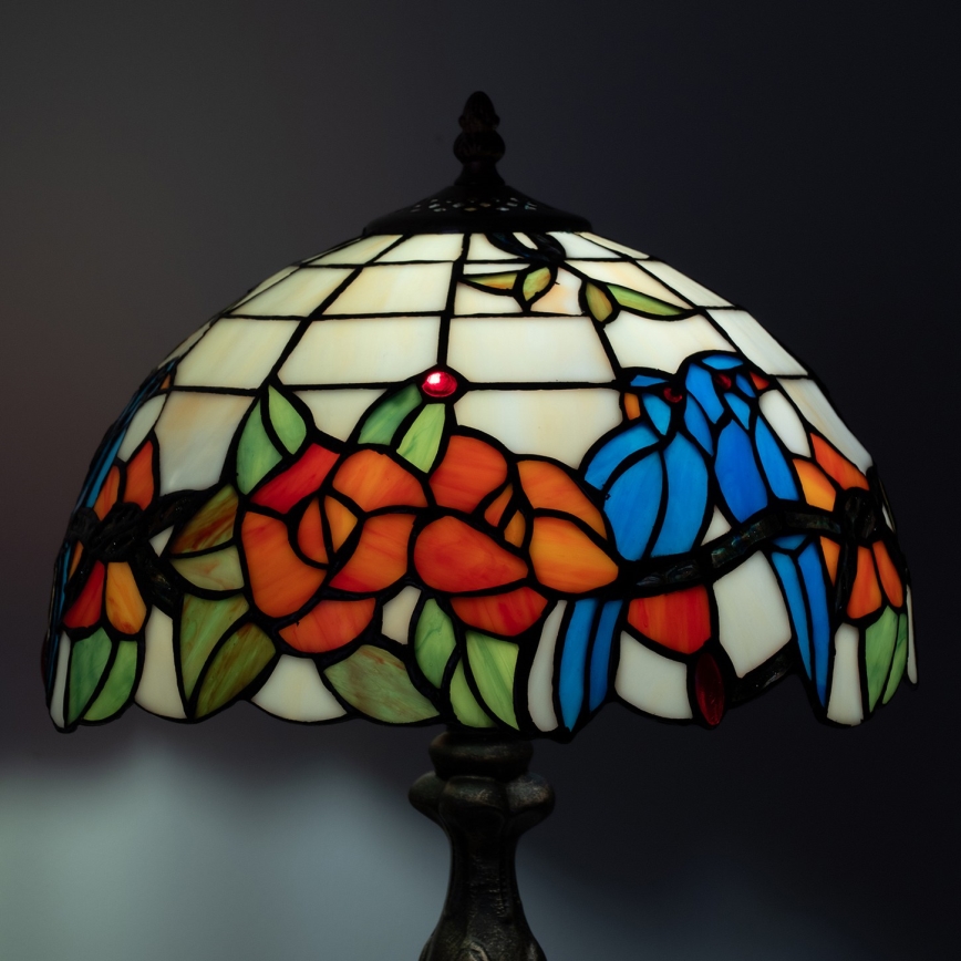 Brilagi - Επιτραπέζιο φωτιστικό Tiffany βιτρώ JUNGLE 1xE27/60W/230V