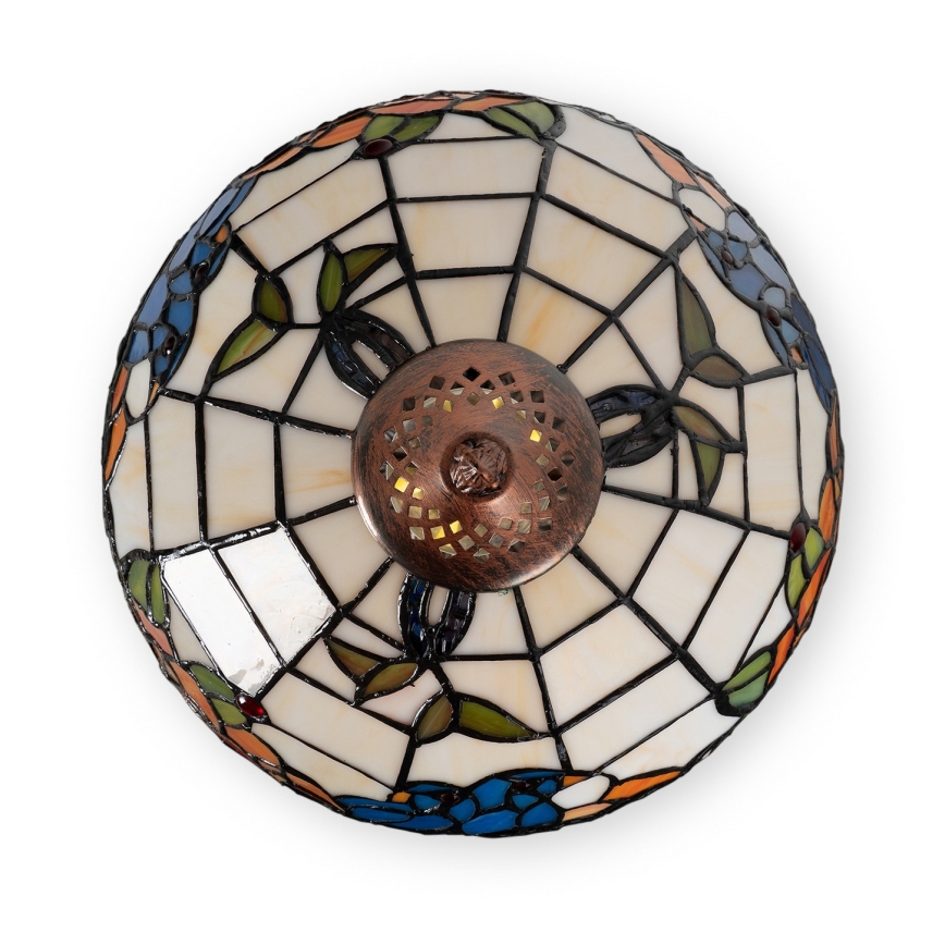 Brilagi - Επιτραπέζιο φωτιστικό Tiffany βιτρώ JUNGLE 1xE27/60W/230V