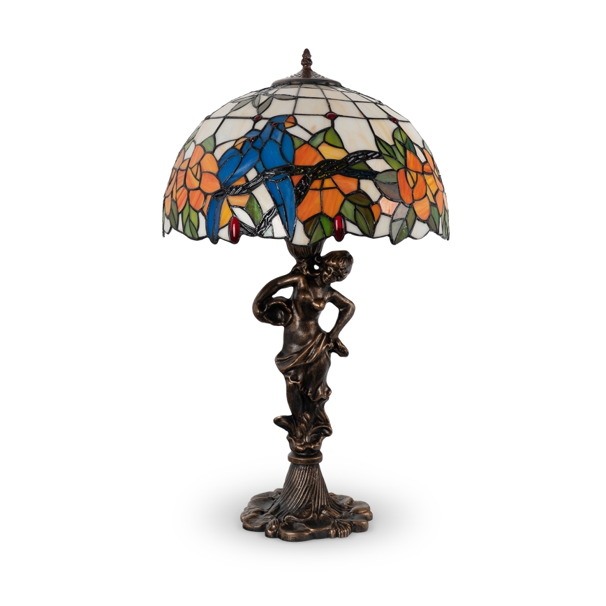 Brilagi - Επιτραπέζιο φωτιστικό Tiffany βιτρώ JUNGLE 1xE27/60W/230V